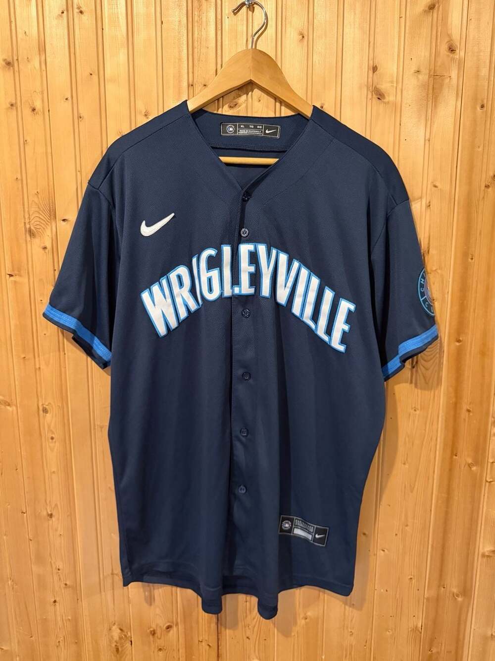 Nike Chicago Cubs City Connect Wrigleyville Baseball Jersey XL